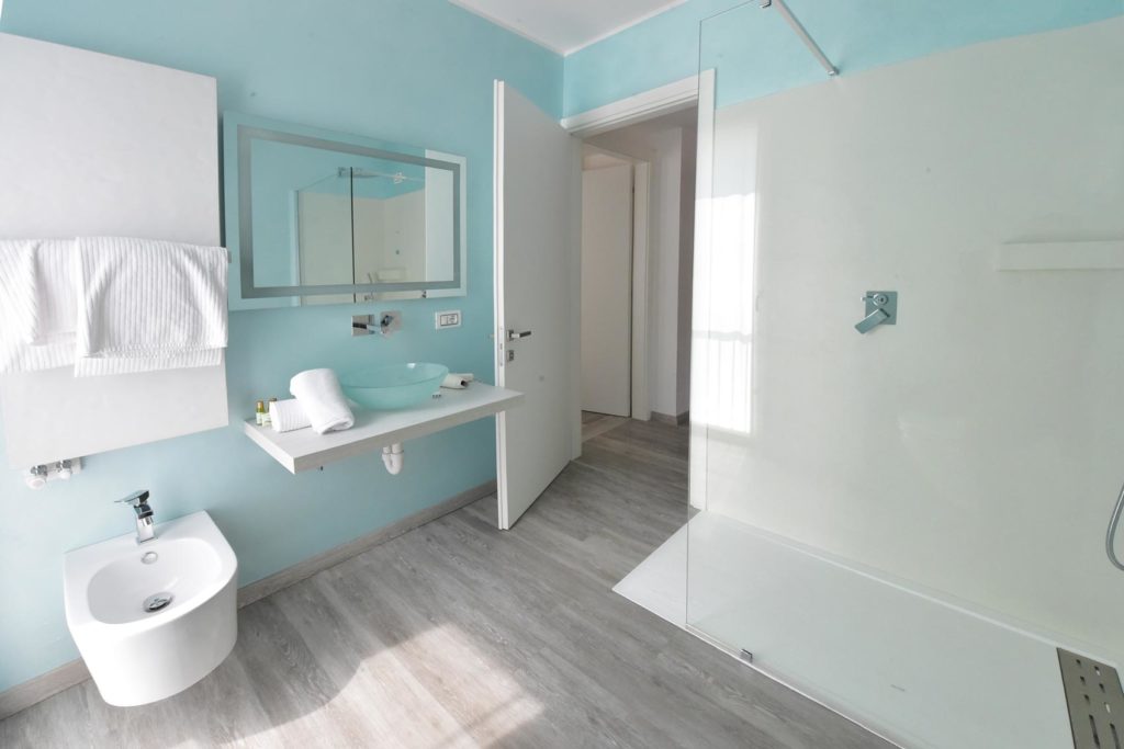 EcoHotel Primavera - Appartamento una camera Deluxe - Acqua - bagno