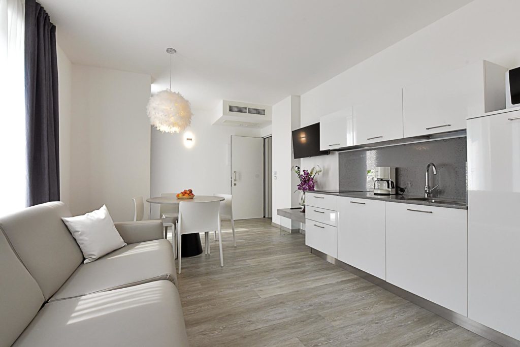 EcoHotel Primavera - Appartamento una camera Deluxe - Aria - zona giorno e cucina