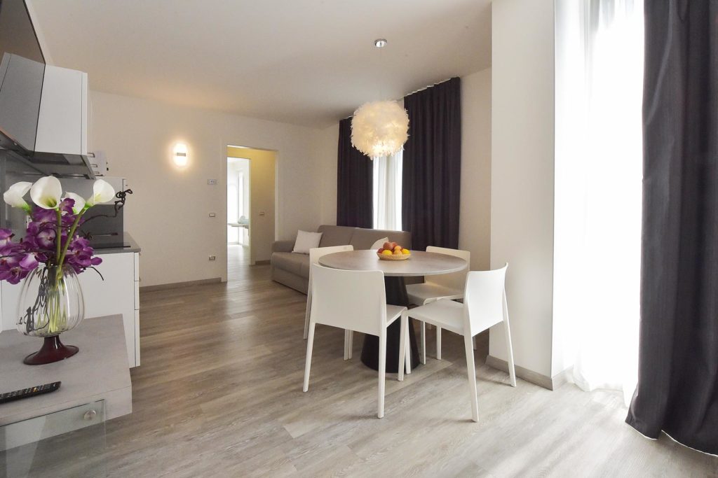 EcoHotel Primavera - Appartamento una camera Deluxe - Aria - zona giorno e cucina