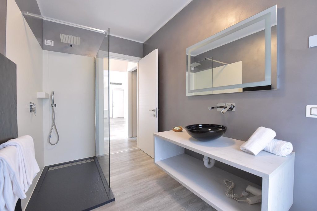 EcoHotel Primavera - Appartamento una camera Deluxe - Luna - bagno