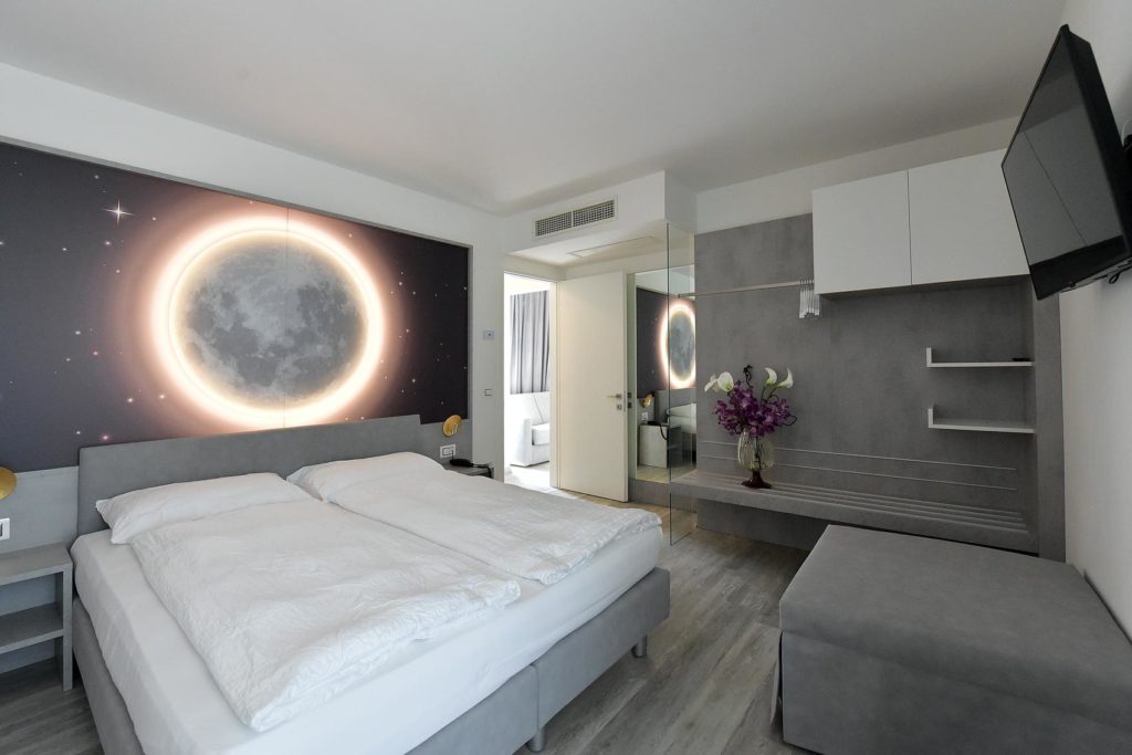 EcoHotel Primavera - Appartamento una camera Deluxe - Luna - camera da letto