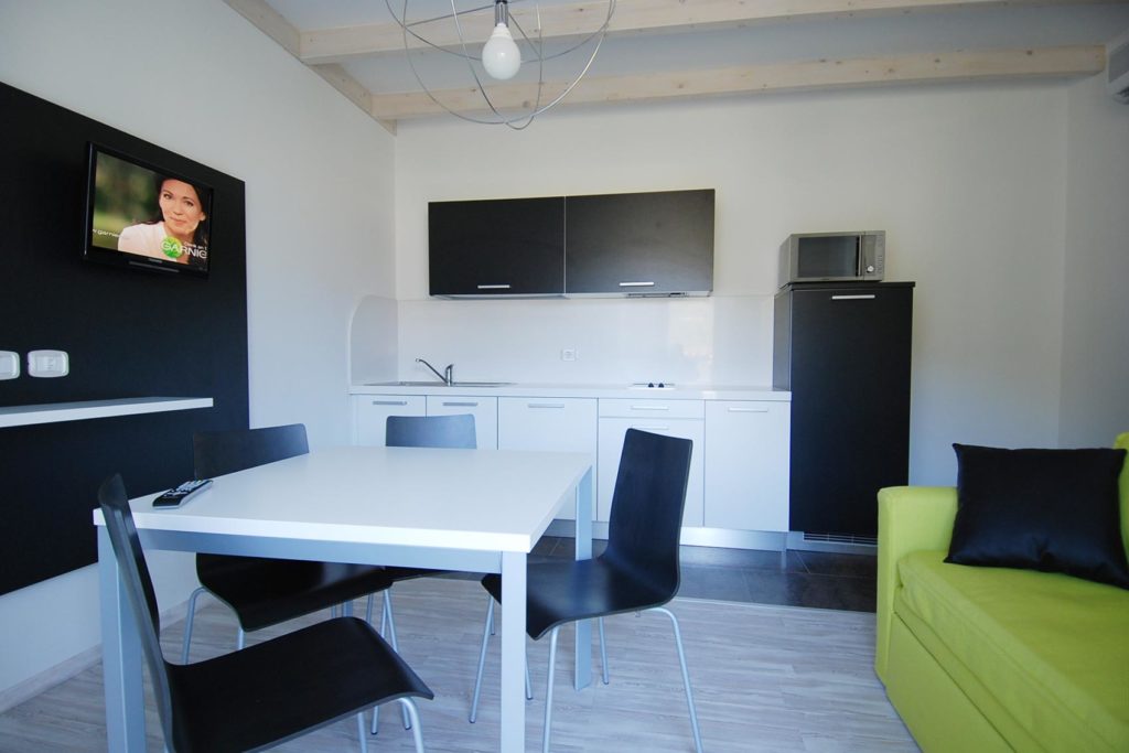 EcoHotel Primavera - Appartamento una camera - zona giorno e cucina
